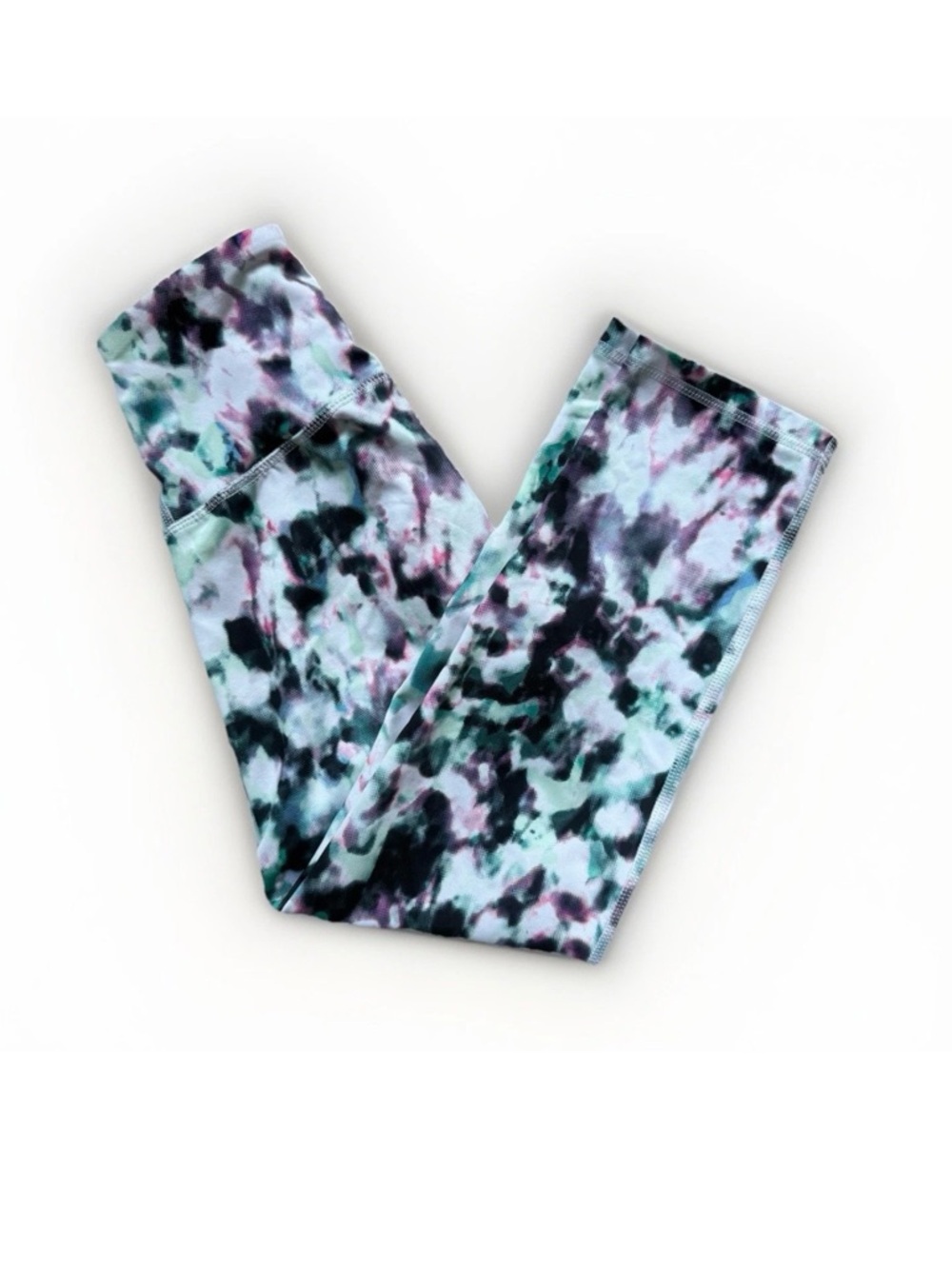 Old Navy Active Go-Dry Women’s XS Capri High-Waist Leggings Abstract Multicolor